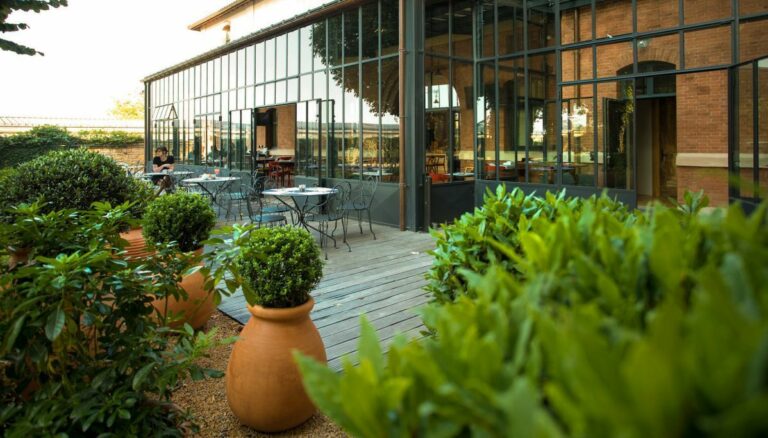 Garden of Fourviere Hotel in Lyon