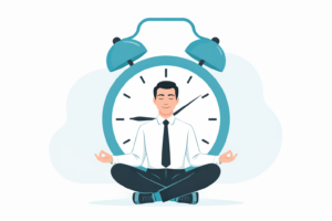 Relaxed receptionist with less worload