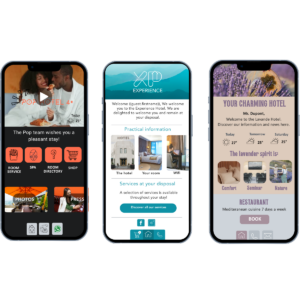 Examples of Guest App made with Experience CRM