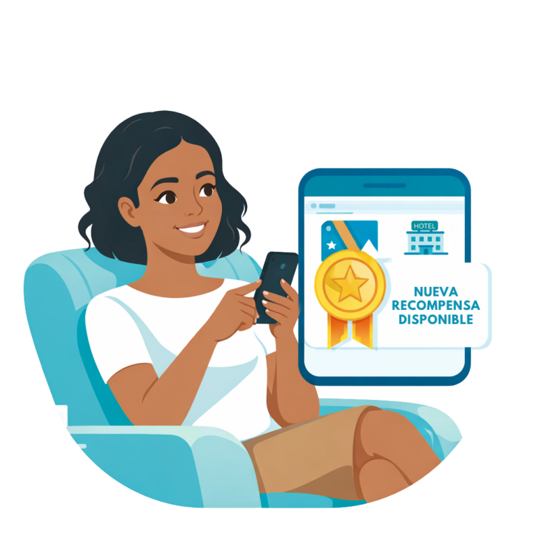 Nueva recompensa disponible programa de fidelización de hoteles
